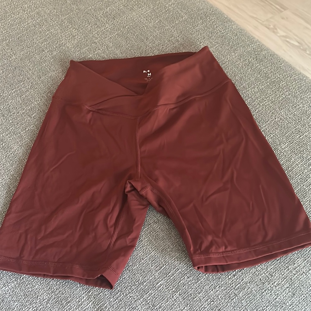 Pop flex Active Medium Rust Biker Shorts